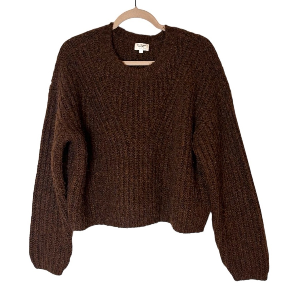 Gentle Fawn Carnaby Pullover Sweater- Brown- Size XL - Picture 5 of 12